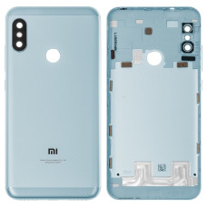 Задня кришка Xiaomi Mi A2 Lite / Redmi 6 Pro з склом камери (Синя)