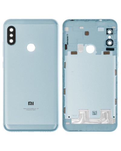 Задня кришка Xiaomi Mi A2 Lite / Redmi 6 Pro з склом камери (Синя)