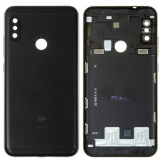 Задня кришка Xiaomi Mi A2 Lite / Redmi 6 Pro з склом камери (Чорна)