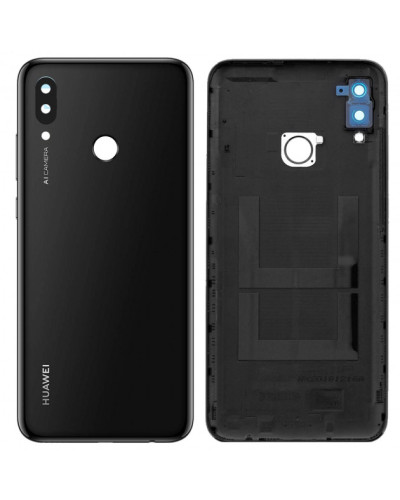 Задня кришка Huawei P Smart 2019 з склом камери (Чорна) ORIGINAL
