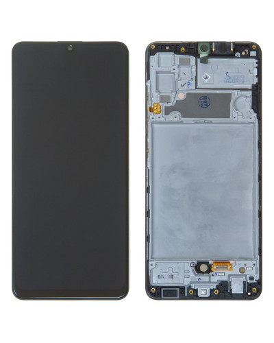 Дисплей Samsung A325 Galaxy A32 2021 з сенсором в рамці (Чорний) Service Original