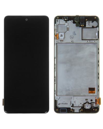 Дисплей Samsung M317 Galaxy M31s 2020 з сенсором в рамці (Чорний) Original Assembled