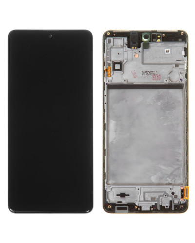 Дисплей Samsung M515 Galaxy M51 2020 з сенсором в рамці (Чорний) Service Original