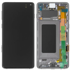 Дисплей Samsung G973 Galaxy S10 з сенсором в рамці (Чорний) Service Original