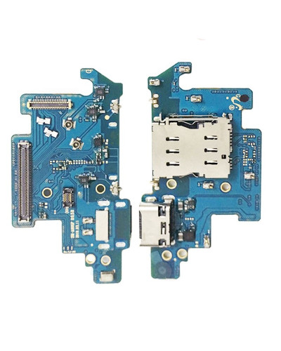 Плата зарядки Samsung A805 Galaxy A80 з компонентами / ORIGINAL