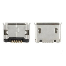 Конектор зарядки для планшетів; мобільних телефонів, 5 pin, micro-USB