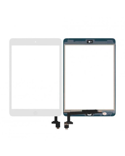 Сенсор Apple iPad Mini / A1432 / A1454 / A1455 / Mini 2 / A1489 / A1490 / A1491 з кнопкою Home та мікросхемою (Білий) Original China