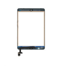 Сенсор Apple iPad Mini / A1432 / A1454 / A1455 / Mini 2 / A1489 / A1490 / A1491 з кнопкою Home та мікросхемою (Чорний) Original China
