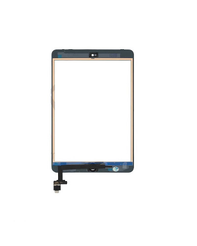 Сенсор Apple iPad Mini / A1432 / A1454 / A1455 / Mini 2 / A1489 / A1490 / A1491 з кнопкою Home та мікросхемою (Чорний) Original China
