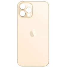 Задня кришка Apple iPhone 12 Pro MAX (Gold) Більший виріз / Original