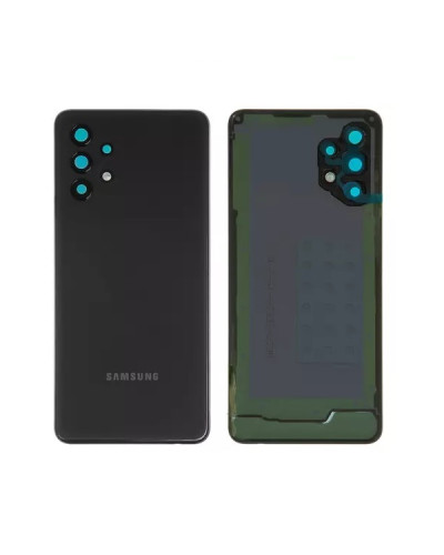 Задня кришка Samsung A325 Galaxy A32 4G 2021 з склом камери (Чорна) Original China