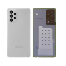 Задня кришка Samsung A525 Galaxy A52 2021 з склом камери (Біла) Original China