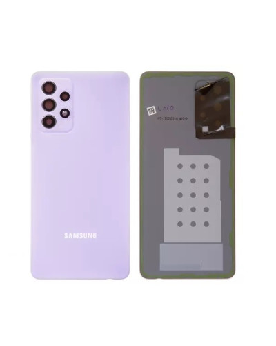 Задня кришка Samsung A525 Galaxy A52 2021 з склом камери (Фіолетова) Original