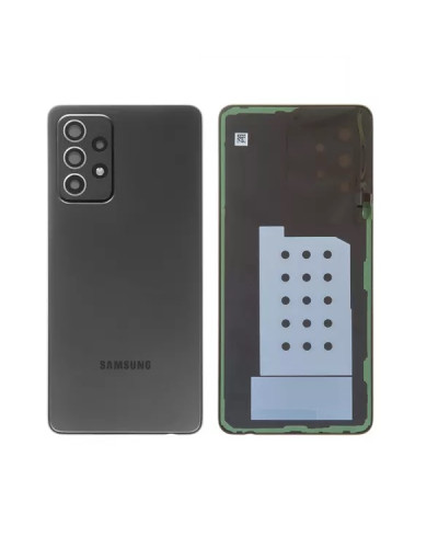 Задня кришка Samsung A525 Galaxy A52 2021 з склом камери (Чорна) Original China