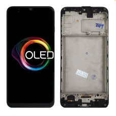 Дисплей Samsung M307 Galaxy M30s 2019  з сенсором в рамці (Чорний) OLED / BIG LCD