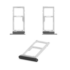 Тримач Sim-карти Samsung G975 Galaxy S10 Plus / G973 Galaxy S10 (Чорний) Dual Sim