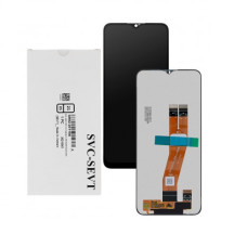 Дисплей Samsung A025F Galaxy A02s 2021 / A035F Galaxy A03 2021 (160.5 х 72мм.) з сенсором (Чорний) Original Pack