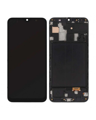 Дисплей Samsung A305 Galaxy A30 2019 з сенсором в рамці (Чорний) OLED