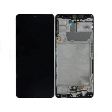 Дисплей Samsung A426 Galaxy A42 5G 2021 з сенсором в рамці (Чорний) Service Original