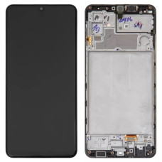 Дисплей Samsung M325 Galaxy M32 з сенсором в рамці (Чорний) Service Original