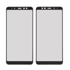 Скло дисплея Samsung A730 Galaxy A8 Plus 2018 (Чорне)