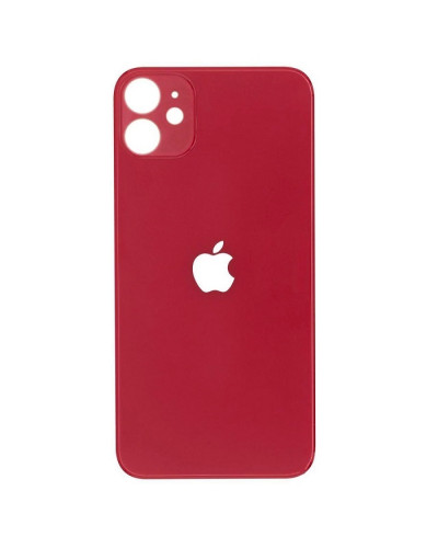 Задня кришка Apple iPhone 12 (Red) Більший виріз