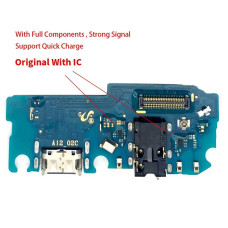 Плата зарядки Samsung A125 Galaxy A12 / M127 Galaxy M12 з компонентами / ORIGINAL