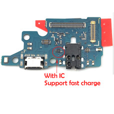 Плата зарядки Samsung A715 Galaxy A71 2020 з компонентами / ORIGINAL