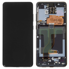 Дисплей Samsung G985 Galaxy S20 Plus / G986 Galaxy S20 Plus 5G з сенсором в рамці (Сірий) Service Original