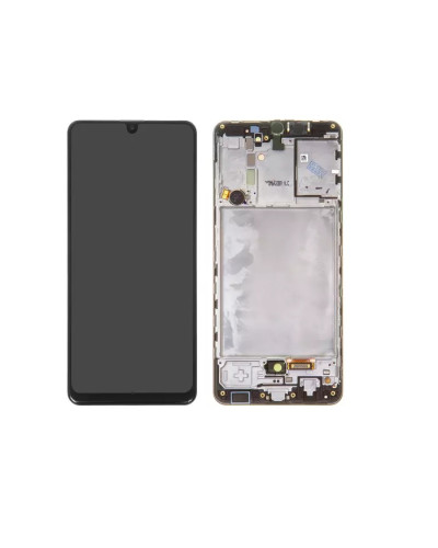 Дисплей Samsung A315 Galaxy A31 2020 з сенсором в рамці (Чорний) Service Original