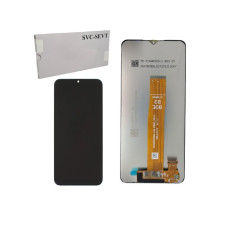 Дисплей Samsung A127 Galaxy A12 2021 (Жовтий шлейф) з сенсором (Чорний) Original China
