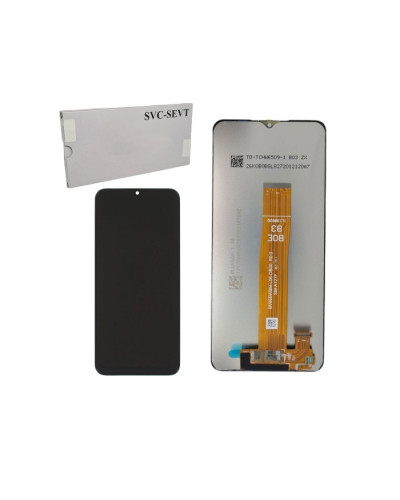 Дисплей Samsung A127 Galaxy A12 2021 (Жовтий шлейф) з сенсором (Чорний) Original China
