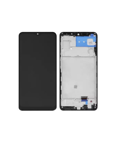 Дисплей Samsung A225 Galaxy A22 4G 2021 з сенсором в рамці (Чорний) OLED