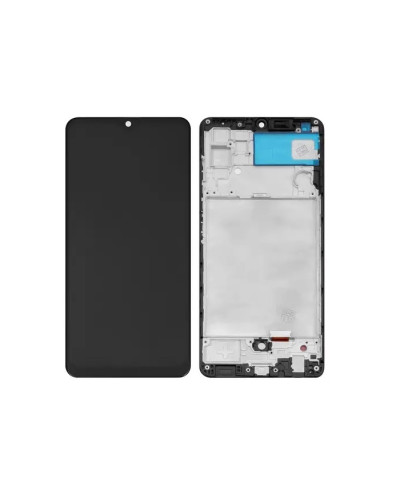 Дисплей Samsung A325 Galaxy A32 2021 з сенсором в рамці (Чорний) OLED