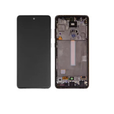 Дисплей Samsung A525 Galaxy A52 2021 / A526 Galaxy A52 5G / A528 Galaxy A52s 5G з сенсором в рамці (Чорний) OLED / BIG lcd
