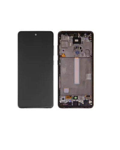 Дисплей Samsung A525 Galaxy A52 2021 / A526 Galaxy A52 5G / A528 Galaxy A52s 5G з сенсором в рамці (Чорний) OLED / BIG lcd