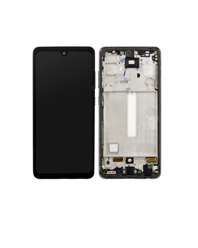 Дисплей Samsung A525 Galaxy A52 2021 / A526 Galaxy A52 5G / A528 Galaxy A52s 5G з сенсором в рамці (Чорний) OLED / small lcd