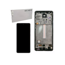 Дисплей Samsung A525 Galaxy A52 2021 / A526 Galaxy A52 5G / A528 Galaxy A52s 5G з сенсором в рамці (Білий) Service Original