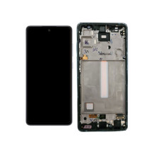 Дисплей Samsung A525 Galaxy A52 2021 / A526 Galaxy A52 5G / A528 Galaxy A52s 5G з сенсором в рамці (Синій) Service Original