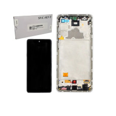 Дисплей Samsung A725 Galaxy A72 2021 з сенсором в рамці (Білий) Service Original