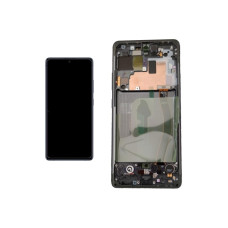 Дисплей Samsung G770 Galaxy S10 Lite з сенсором в рамці (Чорний) Service Original