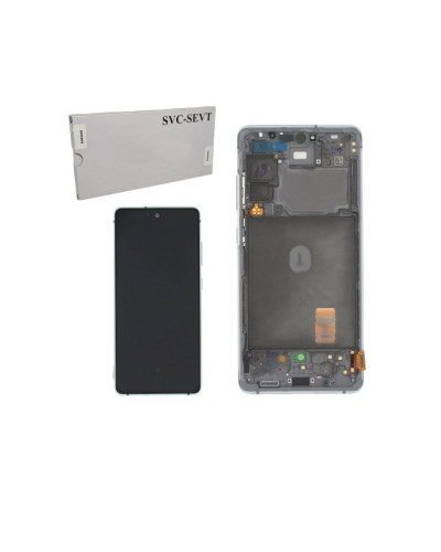 Дисплей Samsung G780 Galaxy S20 FE з сенсором в рамці (Білий) Service Original
