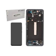 Дисплей Samsung G990 Galaxy S21 FE з сенсором в рамці (Сірий) Service Original