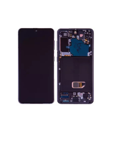 Дисплей Samsung G991 Galaxy S21 з сенсором в рамці (Сірий) Service Original