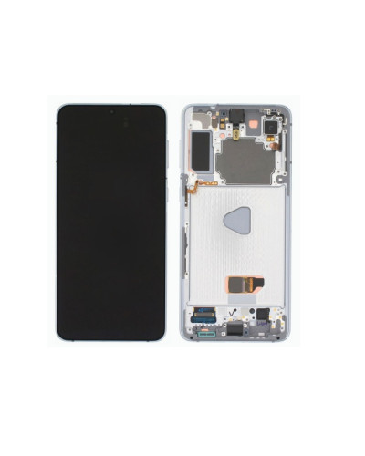 Дисплей Samsung G996 Galaxy S21 Plus з сенсором в рамці (Срібний) Service Original