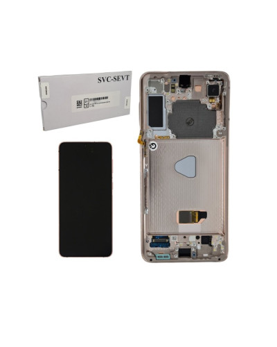 Дисплей Samsung G996 Galaxy S21 Plus з сенсором в рамці (Фіолетовий) Service Original