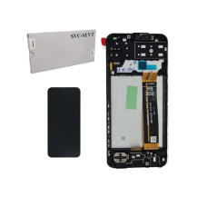 Дисплей Samsung M135 Galaxy M13 з сенсором в рамці (Чорний) Original Pack