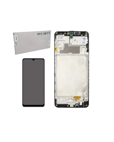 Дисплей Samsung M225 Galaxy M22 / E225 Galaxy F22 з сенсором в рамці (Чорний) Service Original