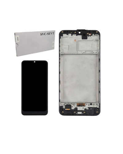 Дисплей Samsung M315 Galaxy M31 2020 з сенсором в рамці (Чорний) Service Original