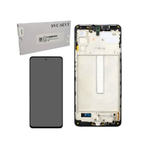 Дисплей Samsung M526 Galaxy M52 з сенсором в рамці (Чорний) Original Assembled